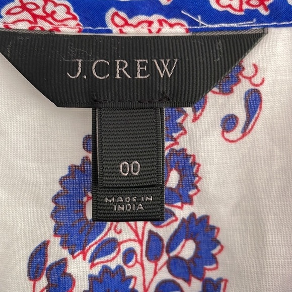 J Crew Block Print Blouse - Picture 5 of 10